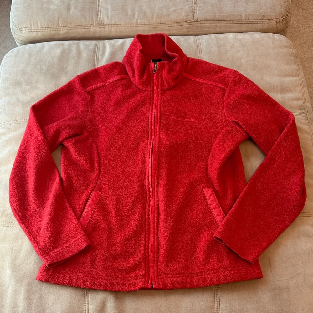 Patagonia Red Synchilla Fleece Full Zip Jacket Women’s Size Medium